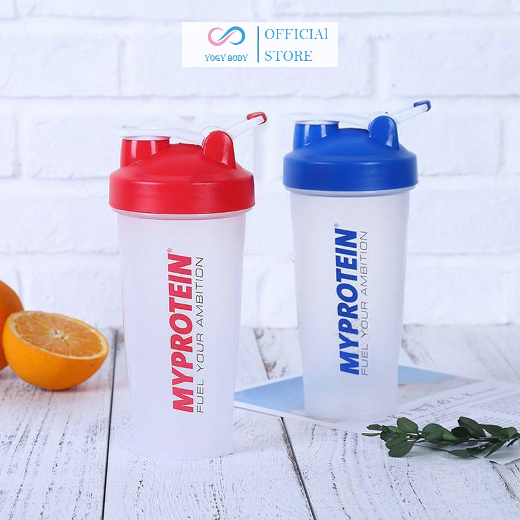 Bình Đựng Nước Tập Gym, Thể Thao MYPROTEIN DUTANO Có Con Lắc Inox, Quai Xách, Dung Tích 750ML