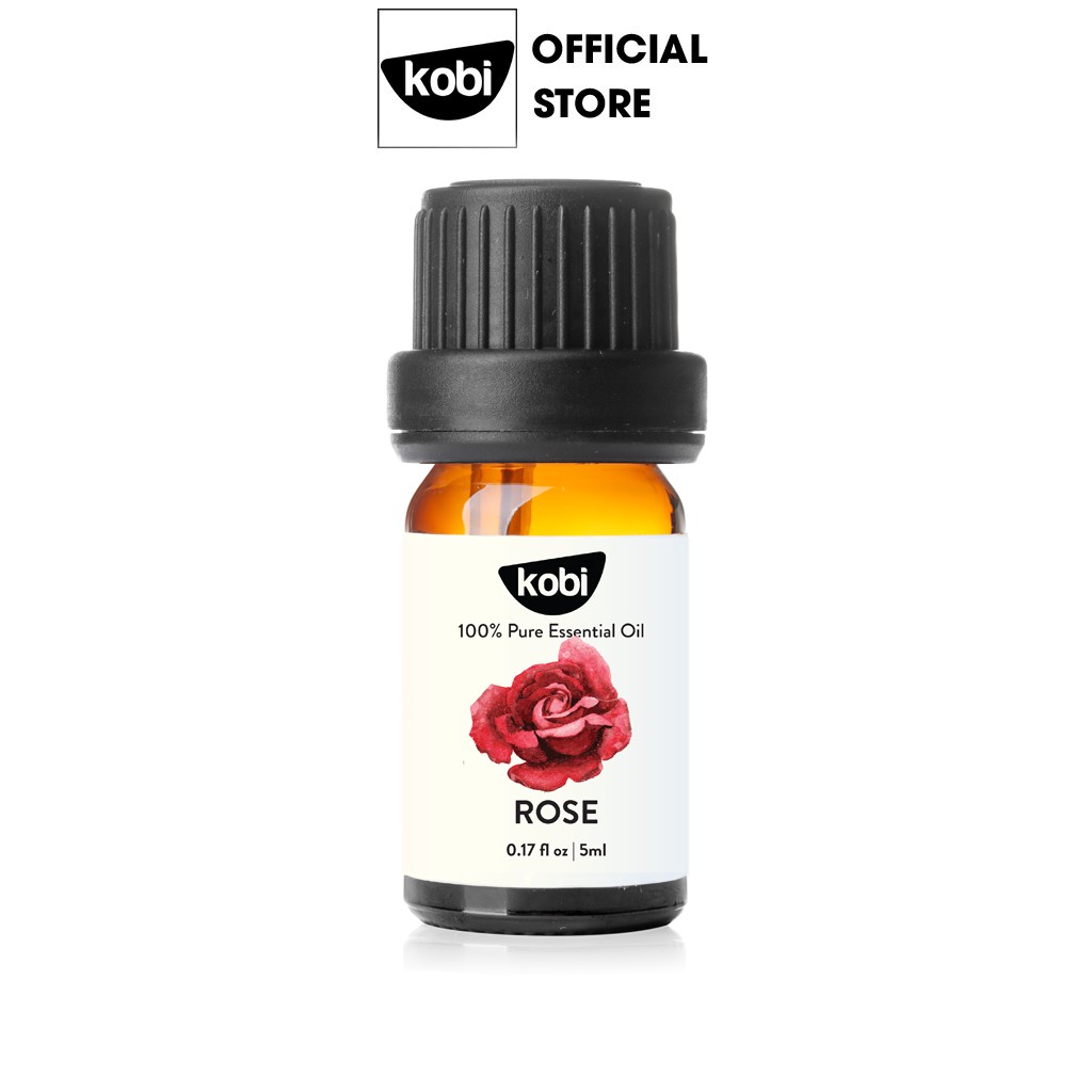 Tinh dầu Hoa Hồng Kobi Rose essential oil giúp làm trắng da, se khít lỗ chân lông - 5ml