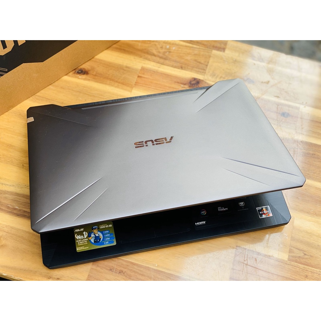 Laptop Asus TUF Gaming FX505DY/ Ryzen 5 3550H 8CPUS/ 8G/ SSD/ Vga Rời RX560 4G/ 120hz/ Viền Mỏng/ LED RGB 7 Màu