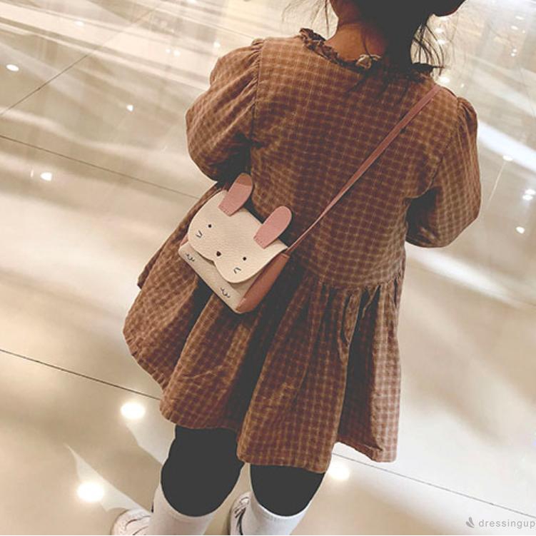 Túi đeo chéo da giả hình thỏ dễ thương cho nữ