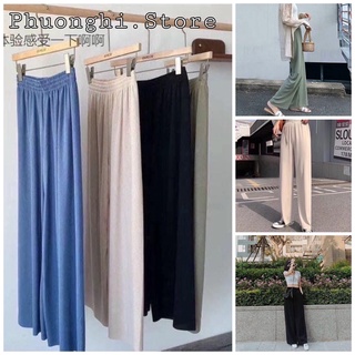  Quần Suông Ống Rộng Nữ Quần Len Tăm Siêu Tông Dáng 
