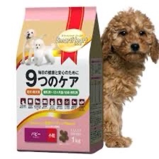 Thức ăn cho chó poodle & Phốc dạng hạt túi 1kg - Smartheart Gold