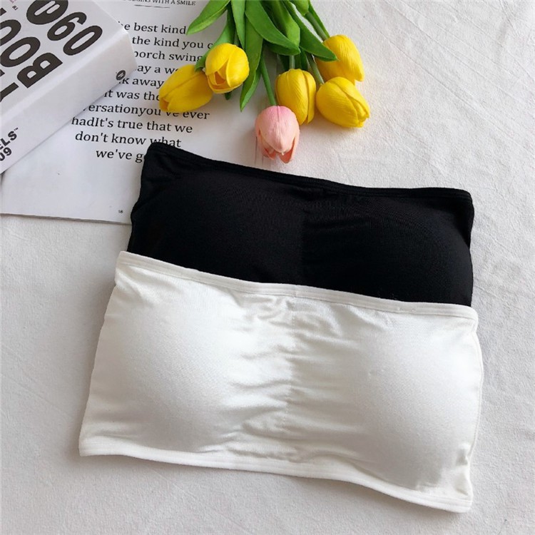 Áo Lót Dạng Ống Màu Trơn Phong Cách Hàn Quốc Gợi Cảm Cho Nữ