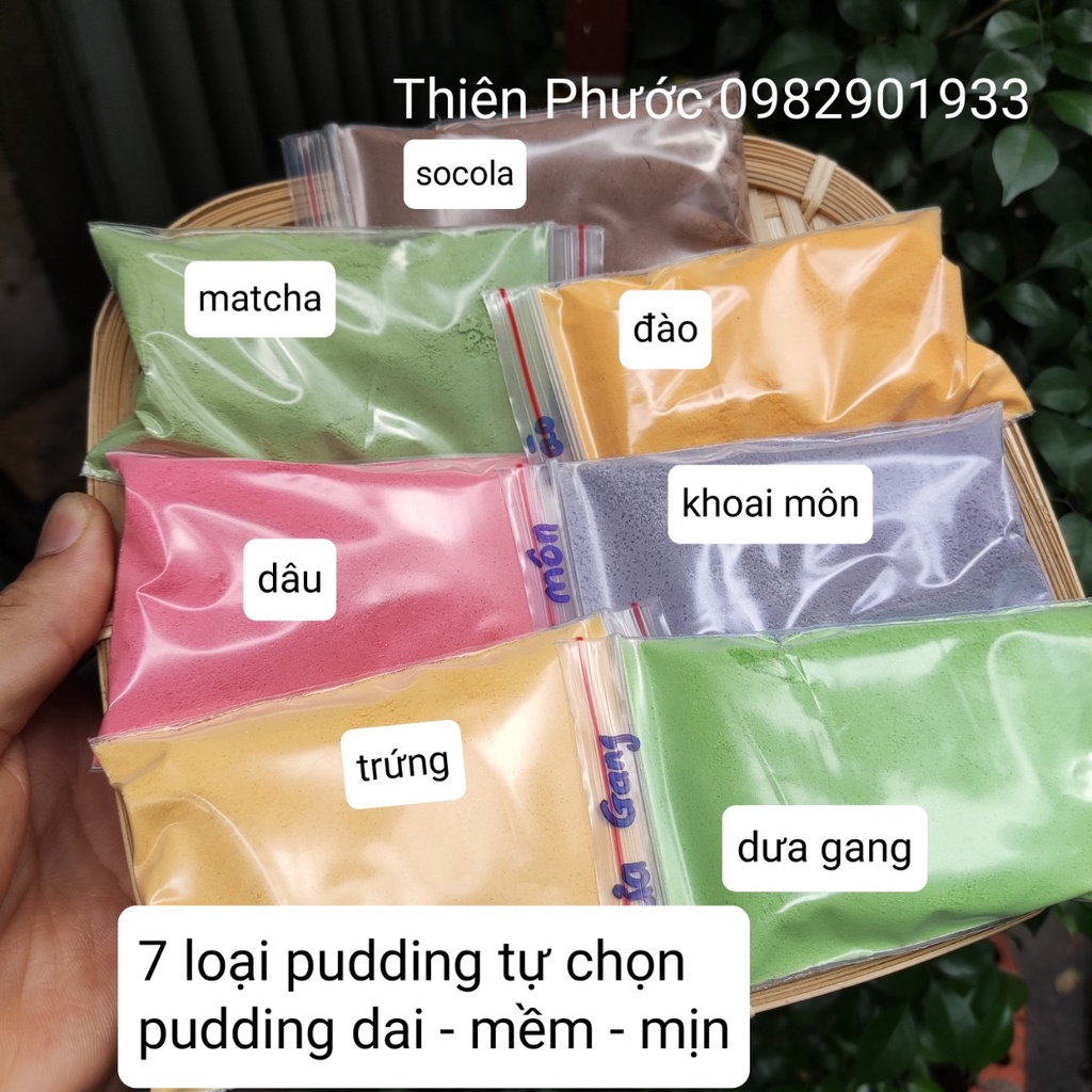 bột Pudding Dou Xian gói 1kg - hàng chất lượng, sánh mịn, dai dai (mau 3kg giảm 15K)