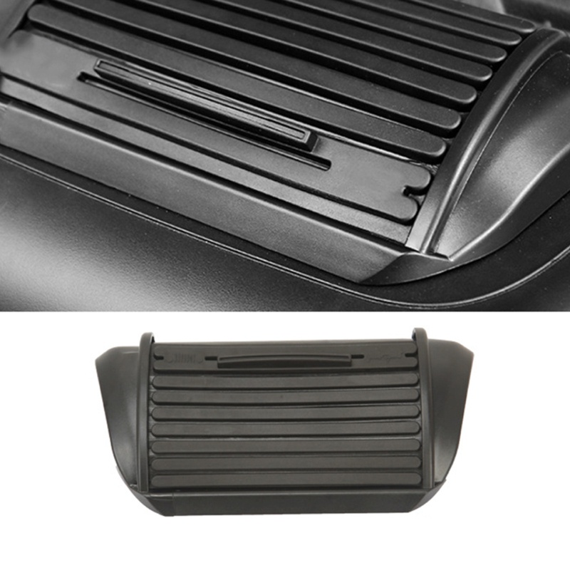 Hộp Đựng Đồ Màu Đen Chống Trượt Gắn Bảng Điều Khiển Trung Tâm Xe Hơi Cho JK 2012-2017