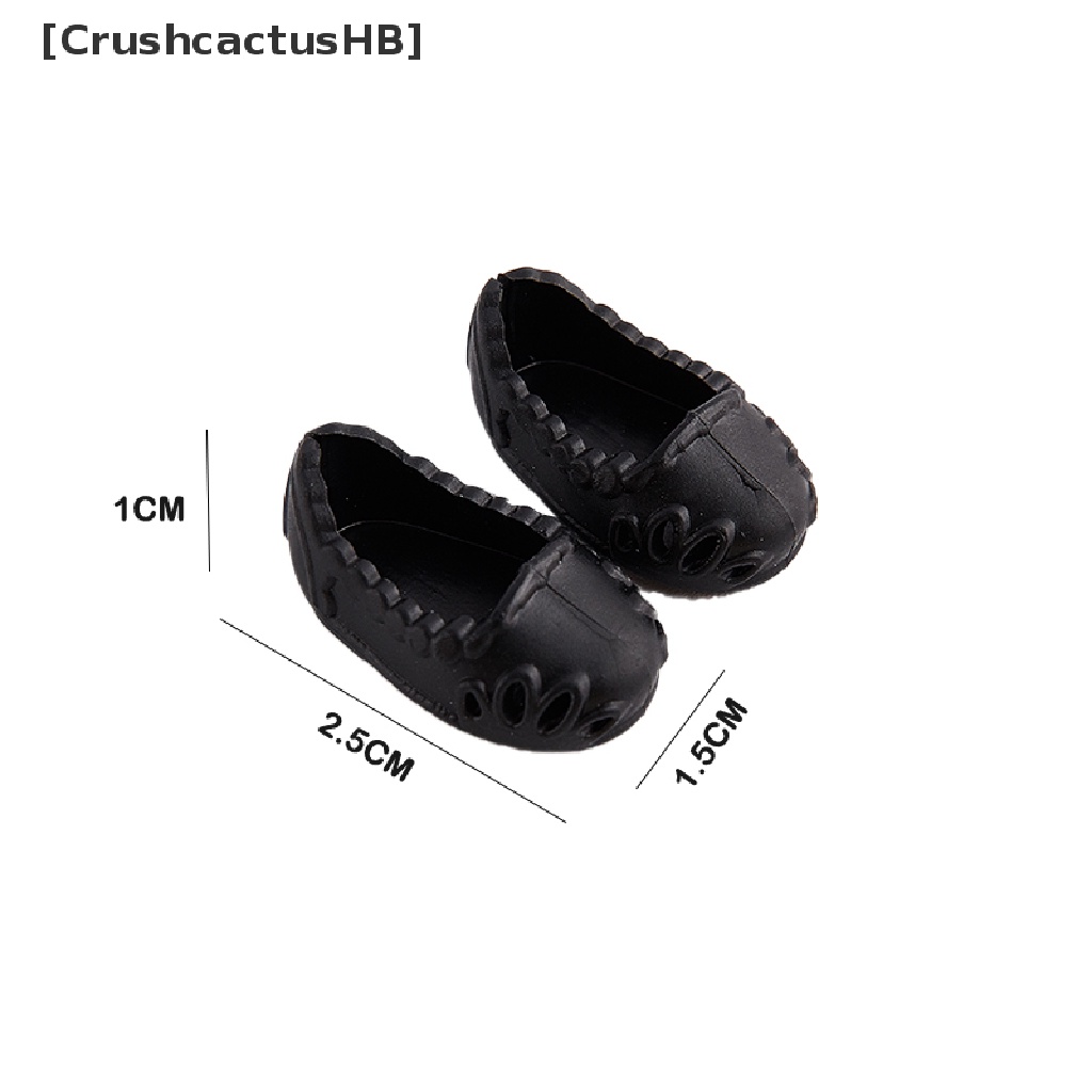 4 Đôi giày cao cấp trang trí cho búp bê 17cm BJD
