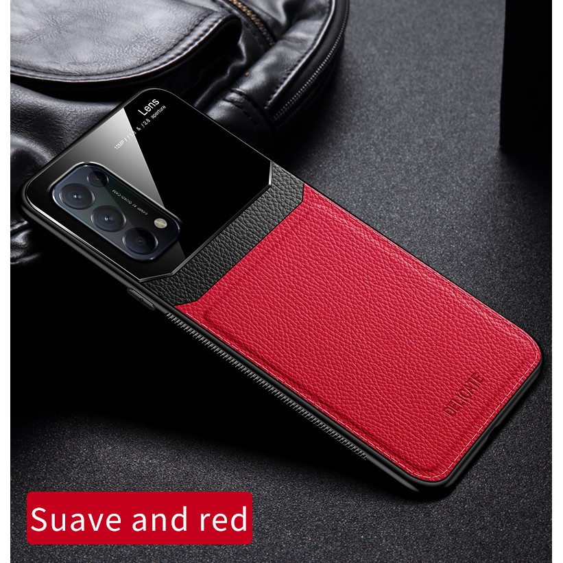 Ốp Điện Thoại Da Pu Mềm Cho Oppo Reno5 Reno5 Pro
