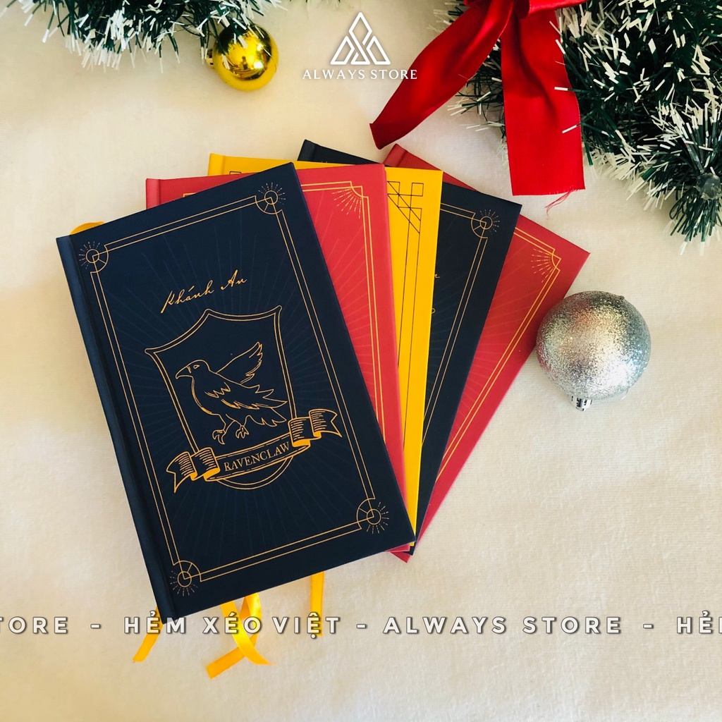 Sổ tay phong cách Harry Potter - Kích thước 13x20cm - Giấy vàng chống chói mắt- sản phẩm độc quyền ALWAYS