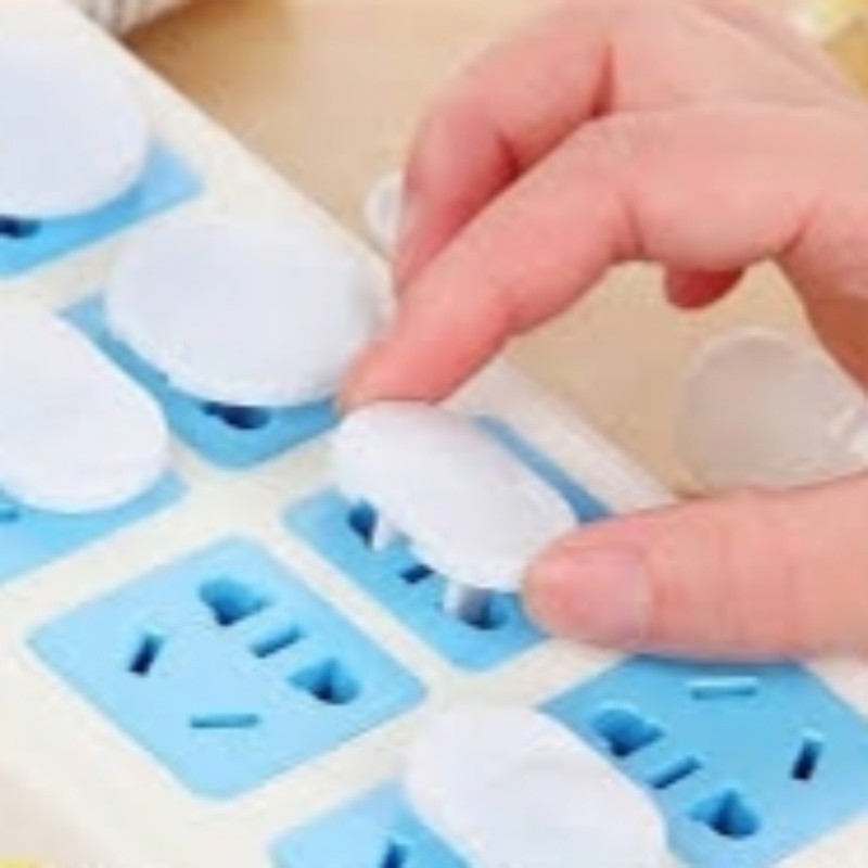 Set 10 Bịt ổ điện an toàn cho bé 2 chân, 3 chân