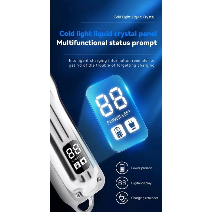 Tông đơ hớt tóc chuyên nghiệp không dây Kemei cho nam