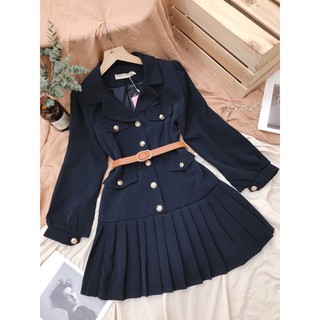 ảnh Thật - Váy vest đuôi cá kèm belt  .