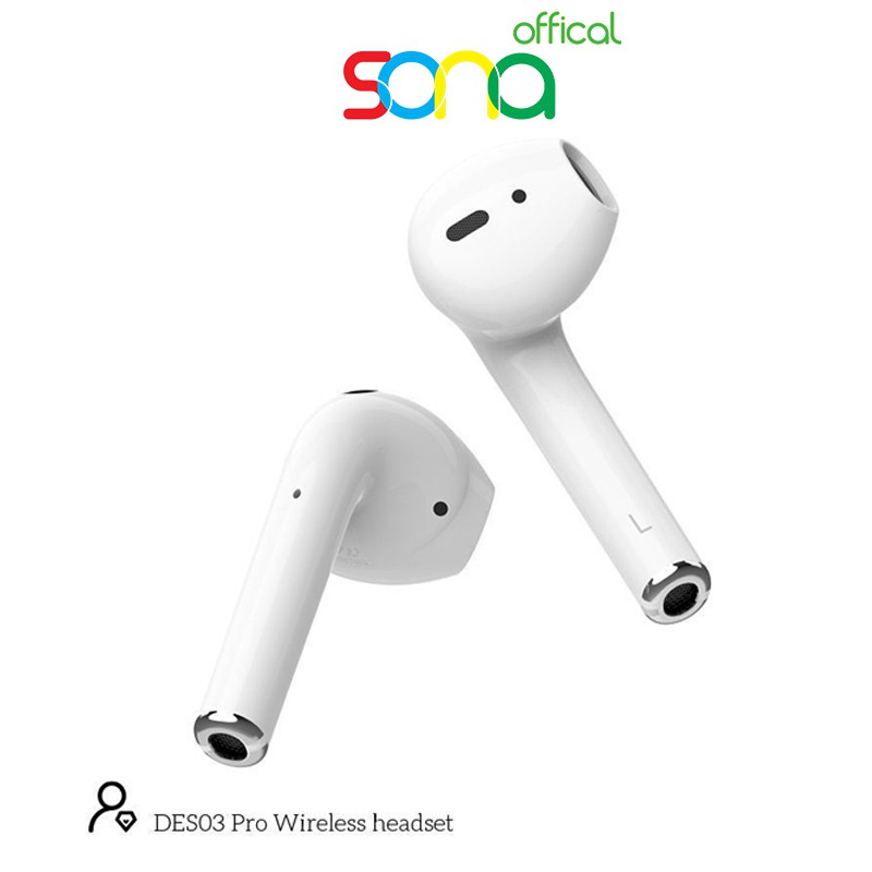 Tai nghe bluetooth chính hãng HOCO DES03 max, tai nghe không dây pin nghe liên tục 3-4h - SONA Offical