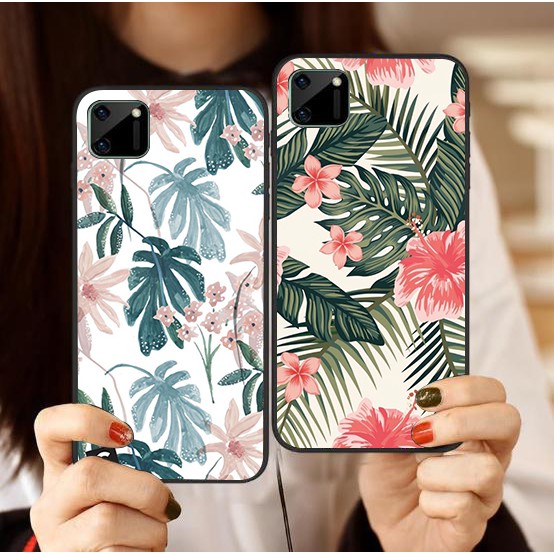 Ốp phủ bóng hoa Realme GT neo/Q2/Q3/Q3 pro/V15 5G/C11/C12/C15/C20/C21y/C35/Nazro 50A prime/X7 pro/Reame Q/Realme 5/5i...