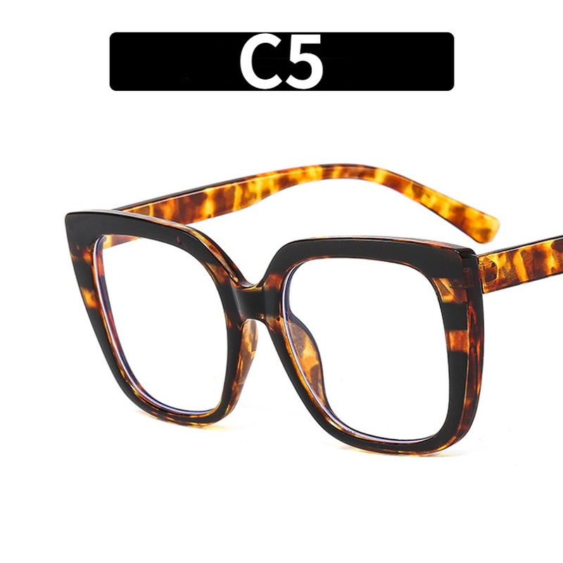 Mắt Kính Gọng Vuông Oversize Chống Ánh Sáng Xanh Thời Trang Phương Tây