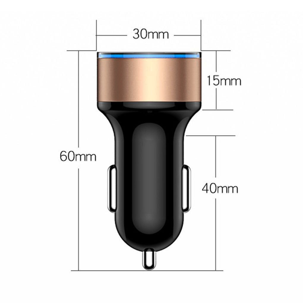 Bộ sạc 12-24v với 2 cổng USB tích hợp thiết kế màn hình hiển thị LCD chất lượng cao