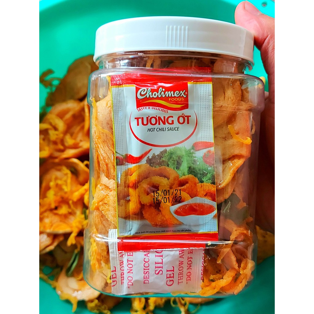 1 Hủ Tai Heo Chiên Mắm Lắc Khô Gà 250gram