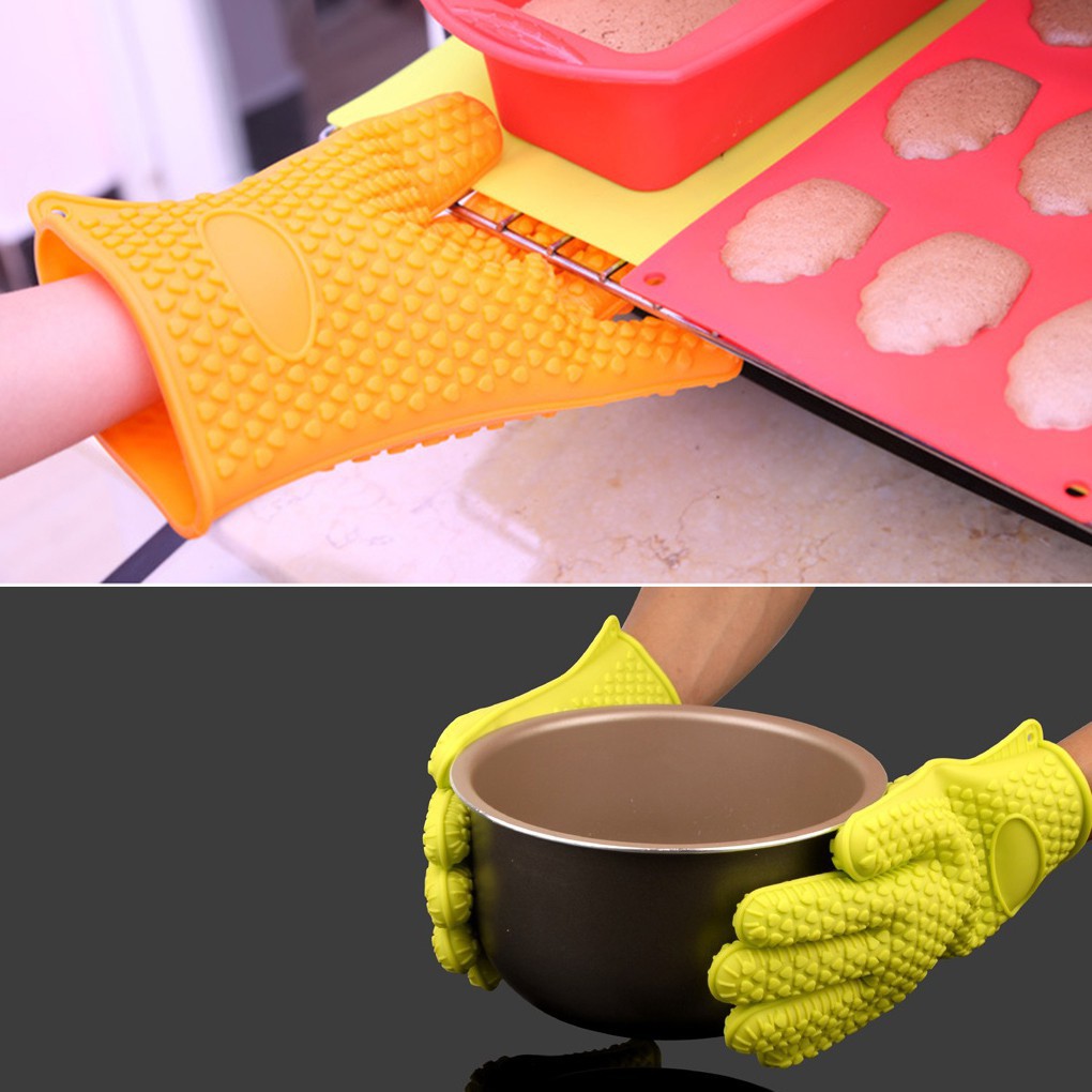 Bao tay làm bếp/nướng bánh chất liệu silicone