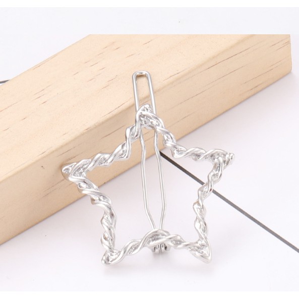 Kẹp tóc hình học kiểu xoắn MTI01
