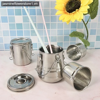 Xô đựng nước rửa cọ vẽ tranh sơn dầu bằng thép không gỉ tiện dụng