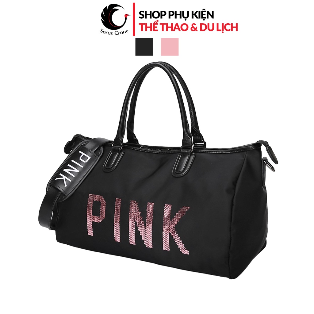 Túi Du Lịch Pink Size To Đựng Đồ Du Lịch, Tập Gym Vừa Cá Tính Vừa Thời Trang Sarus Crane