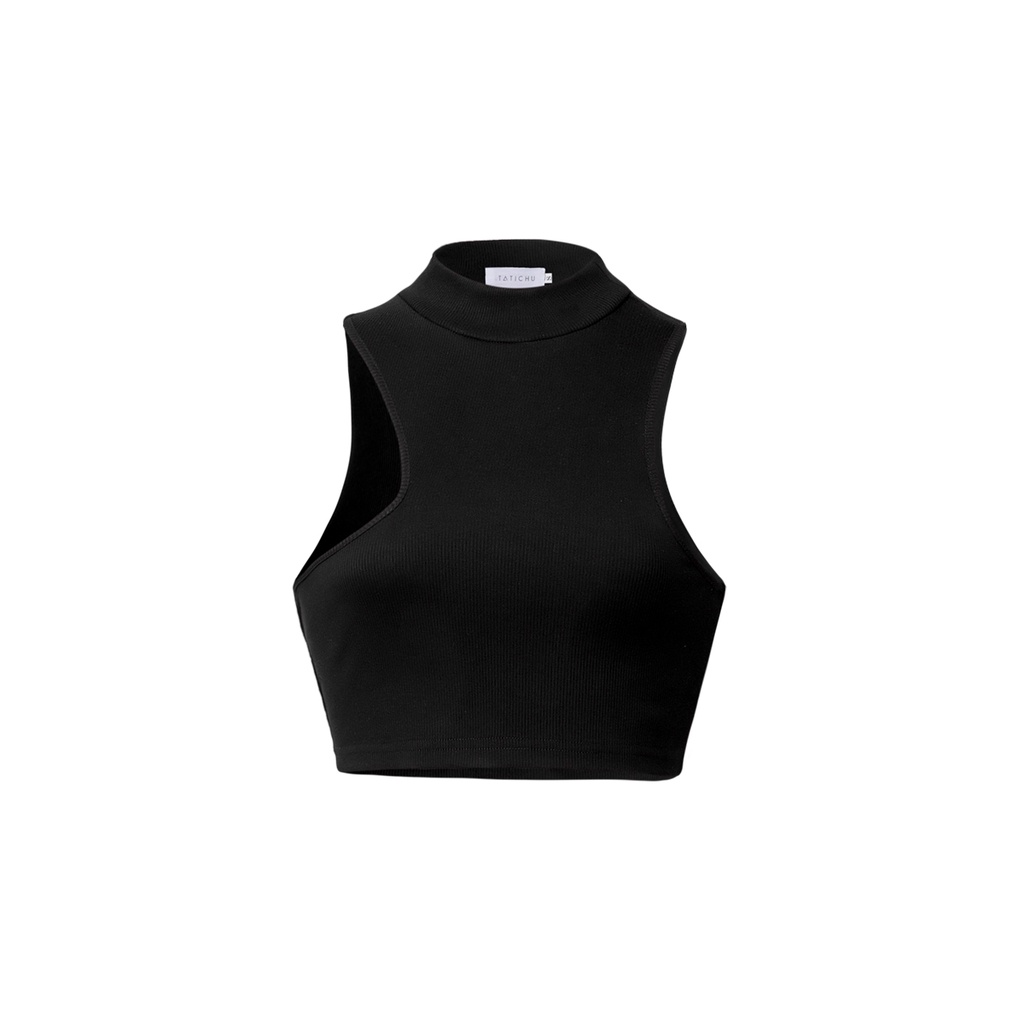 TATICHU - Áo Crop TANK TOP khoét ngực - Rib Knit Cut Out Tank Top