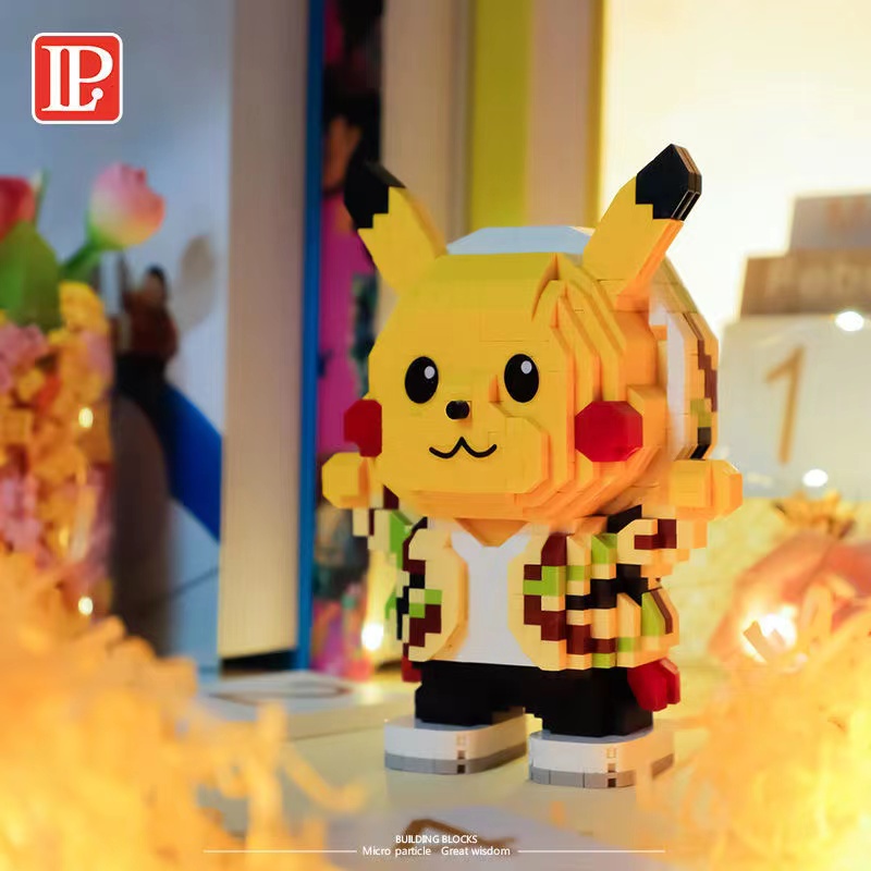 Bộ Đồ Chơi Xếp Hình Pokemon Độc Đáo Thú Vị Dành Cho Bé