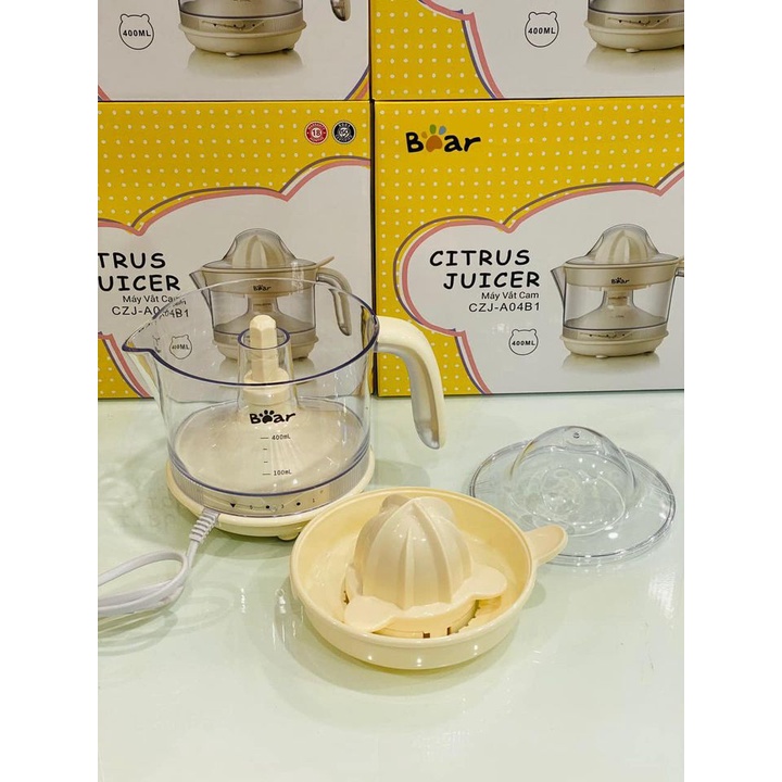 Máy vắt nước cam Bear, Máy vắt nước cam tự động 2 chiều  Bear CZJ-A04B1 400ml