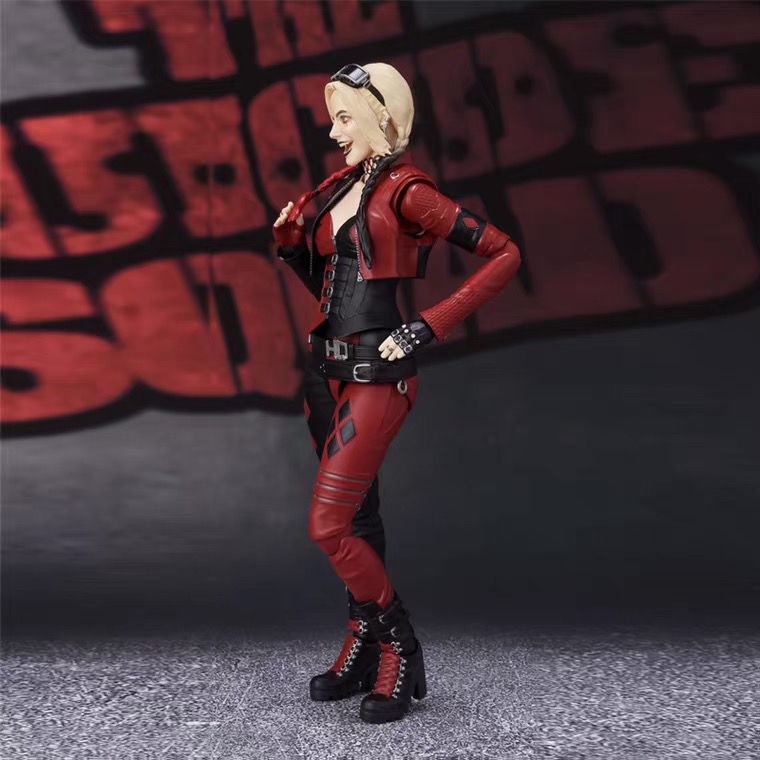 Bandai SHF Clown Girl New Suicide Squad Harley Quinn Mô hình đã hoàn thành