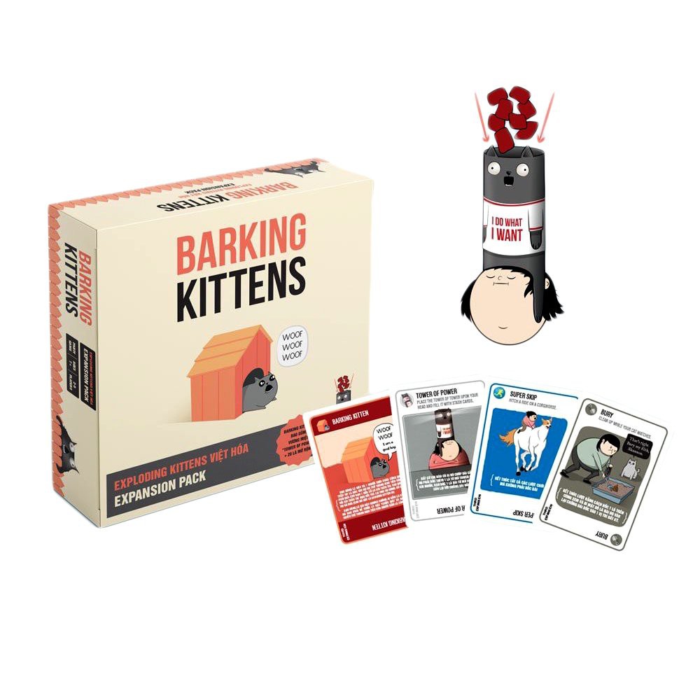 Barking Kittens Việt hóa - Mèo Sủa kèm Vương Miện  Toy's House