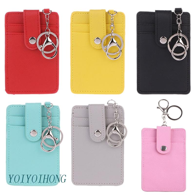 Ví Đựng Thẻ ID / Thẻ ID Có Móc Khóa Thiết Kế Nhỏ Gọn Tiện Dụng