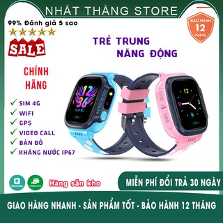Đồng Hồ Thông Minh Y92 Trẻ Em Định Vị ✅Hỗ Trợ Tiếng Việt, Kháng Nước IP67 - Lắp Sim Nghe Gọi, Định Vị LPS, 4G/WIFI