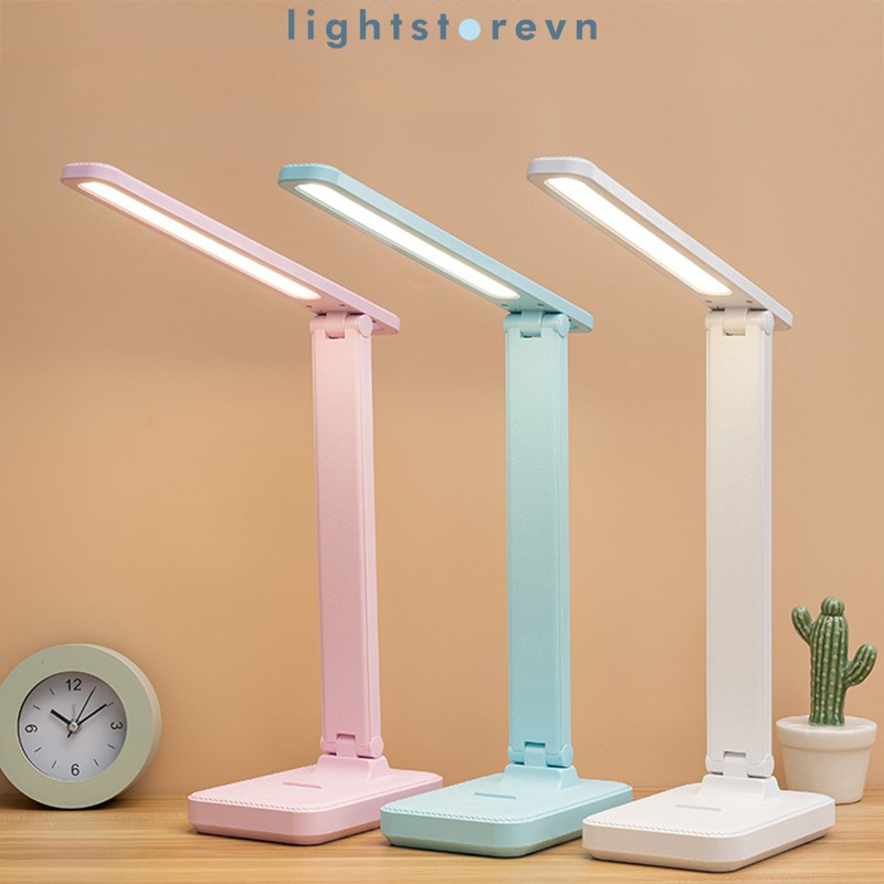 Đèn học chống cận cho bé có 3 chế độ ánh sáng bảo vệ mắt sạc Pin tích điện 3600mAh