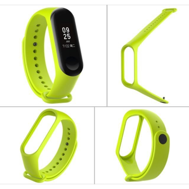 Dây Đeo Cao Su Thay Thế Cho Xiaomi Miband 3 Miband 4 Chất Lượng Cao Giá Rẻ