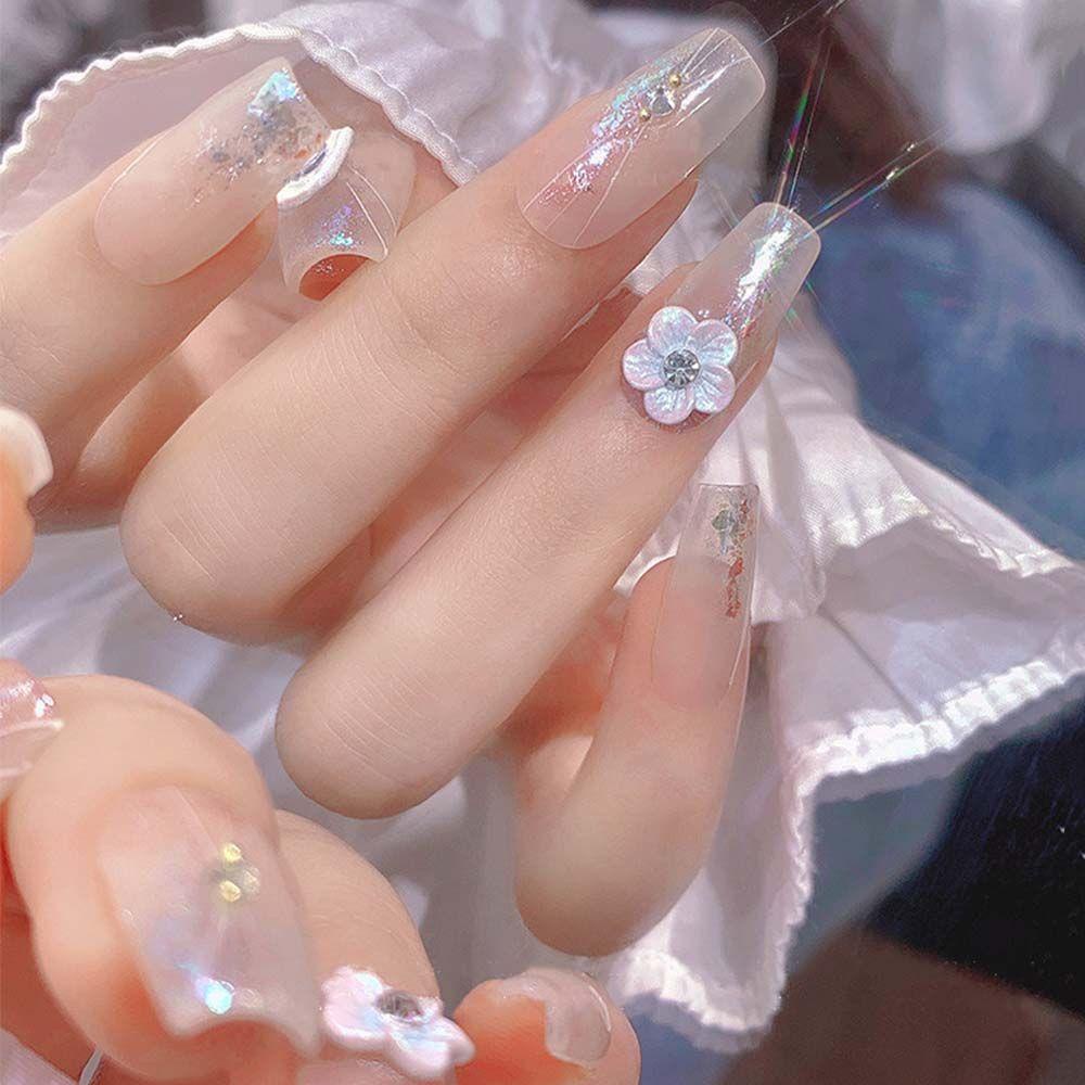 Phụ Kiện Trang Trí Móng Tay Hình Hoa Phong Cách Baroque Dễ Thương