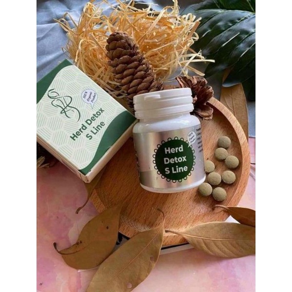 Viên Xơ Detox Cell Thảo Mộc Herb Detox S Line Vic lọ 55 viên