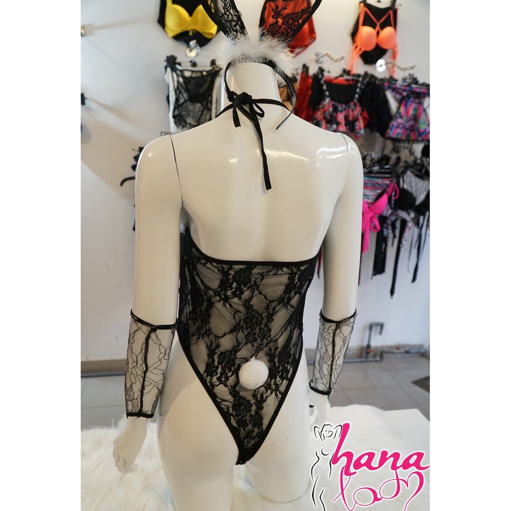Freeship - Cosplay thỏ Bunny đen kèm tai và bao tay | BigBuy360 - bigbuy360.vn