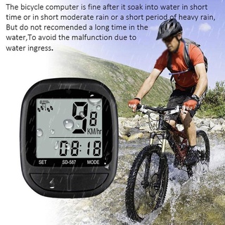 [Mã CLS2403F giảm 30k đơn 150k] Đồng hồ đo tốc độ không dây màn hình LCD kỹ thuật số chống nước cho xe đạp