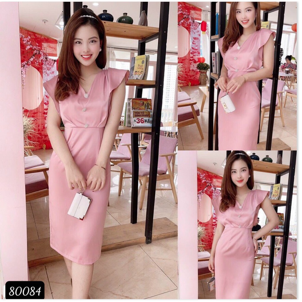 Đầm trượt sang chảnh trẻ trung tôn dáng cho chị em KHANH AN FASHION