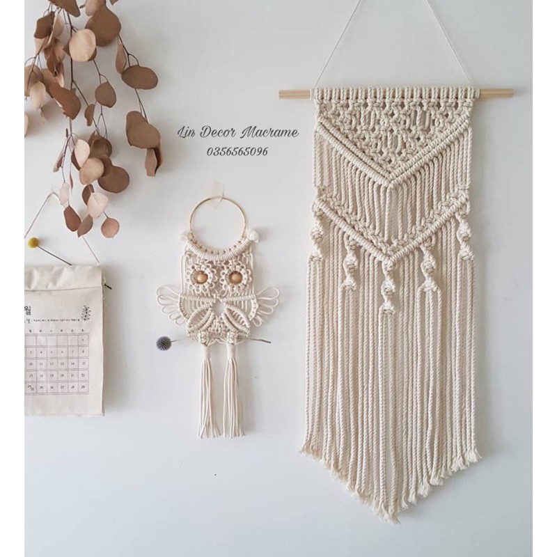 Mành Treo - Rèm Treo Macrame trang trí decor nhà cửa LT28