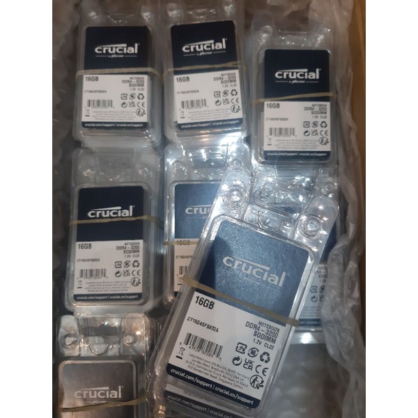 Ram Laptop Crucial DDR4 8GB 16GB 3200MHz CT8G4SFS832A - CT16G4SFS832A - Bảo hành 3 năm
