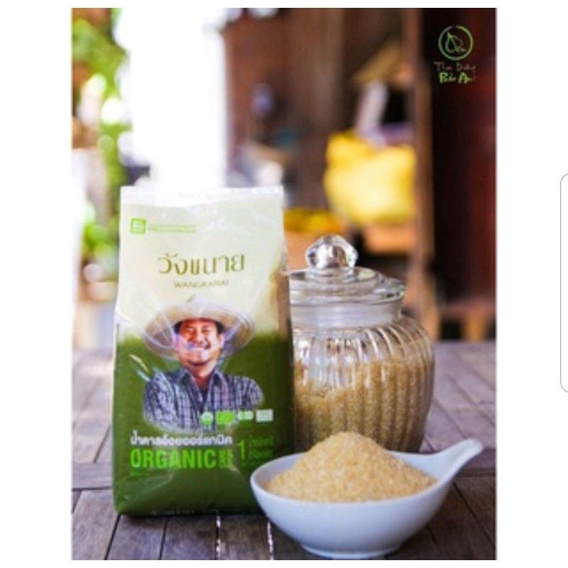 Đường mía thô hữu cơ Wangkanai Thái Lan 1kg