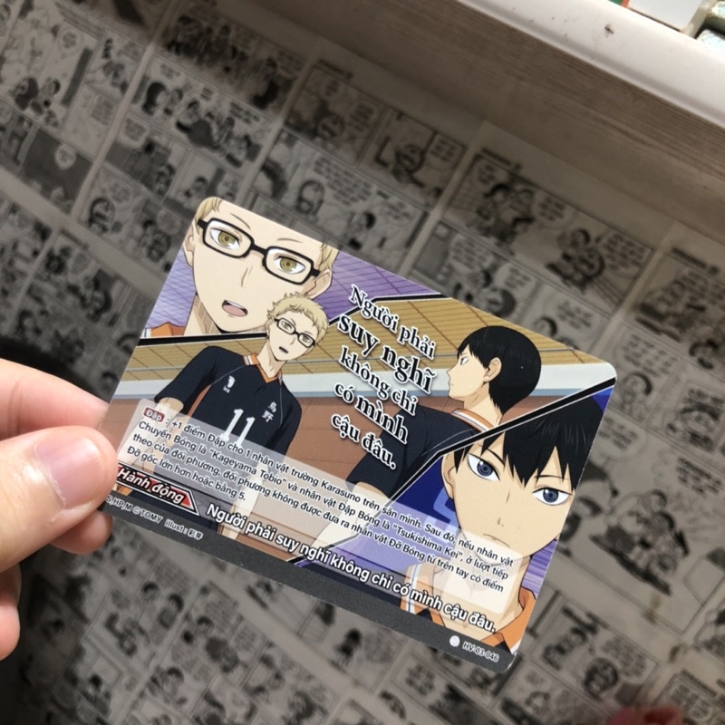 Pass card game Haikyuu Phiên bản Việt