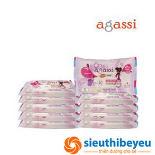 Khăn ướt agassi gói 10/20 tờ