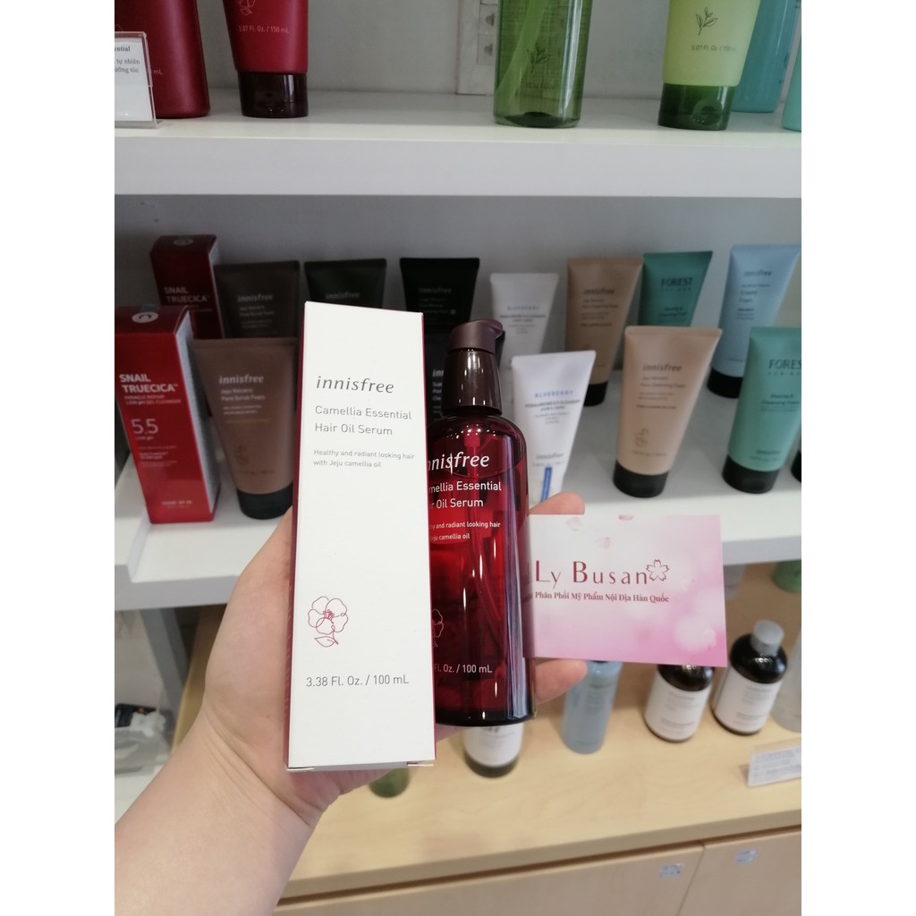 Serum dưỡng tóc Innisfree Camellia Essential hair oil 100ml