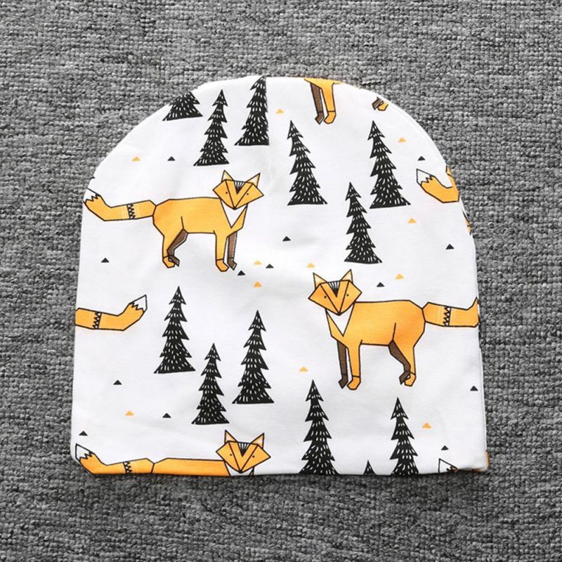 Nón len bằng cotton mềm cho trẻ sơ sinh