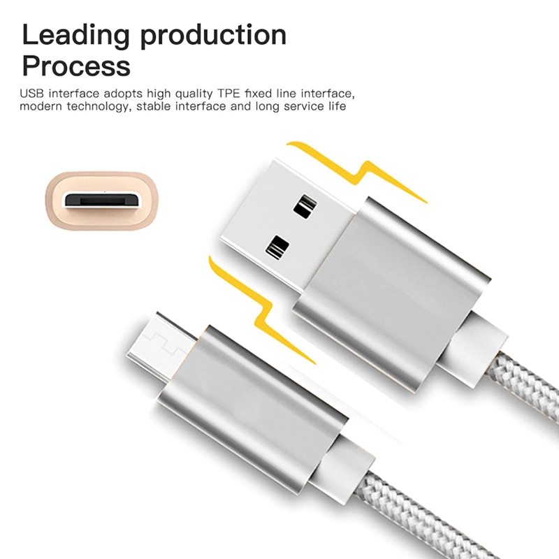 Dây Cáp Sạc Nhanh 3a Micro Usb Cho Samsung S7 Xiaomi Redmi Note 5 Pro Android 3m 2m