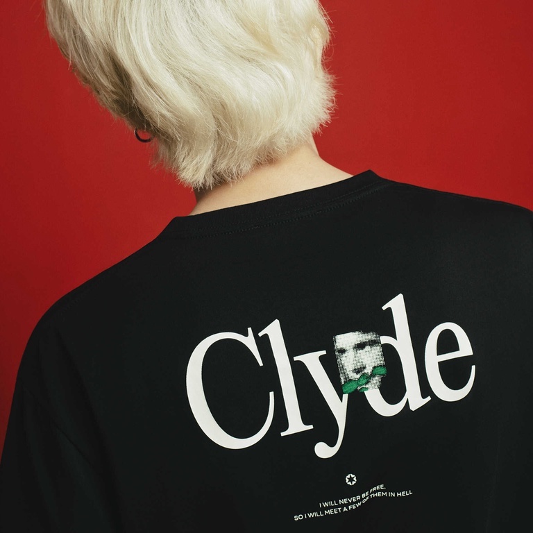 Áo phông ngắn tay unisex dáng relax in phồng 21ST URBAN Clyde 22