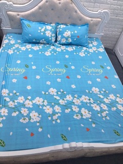 Ga chun 2 vỏ gối nằm poly cotton