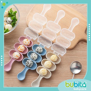 Khuôn cơm cho bé ăn dặm khuôn lắc cơm viên tròn làm từ lúa mạch ADAM02-LACCOM Bubita