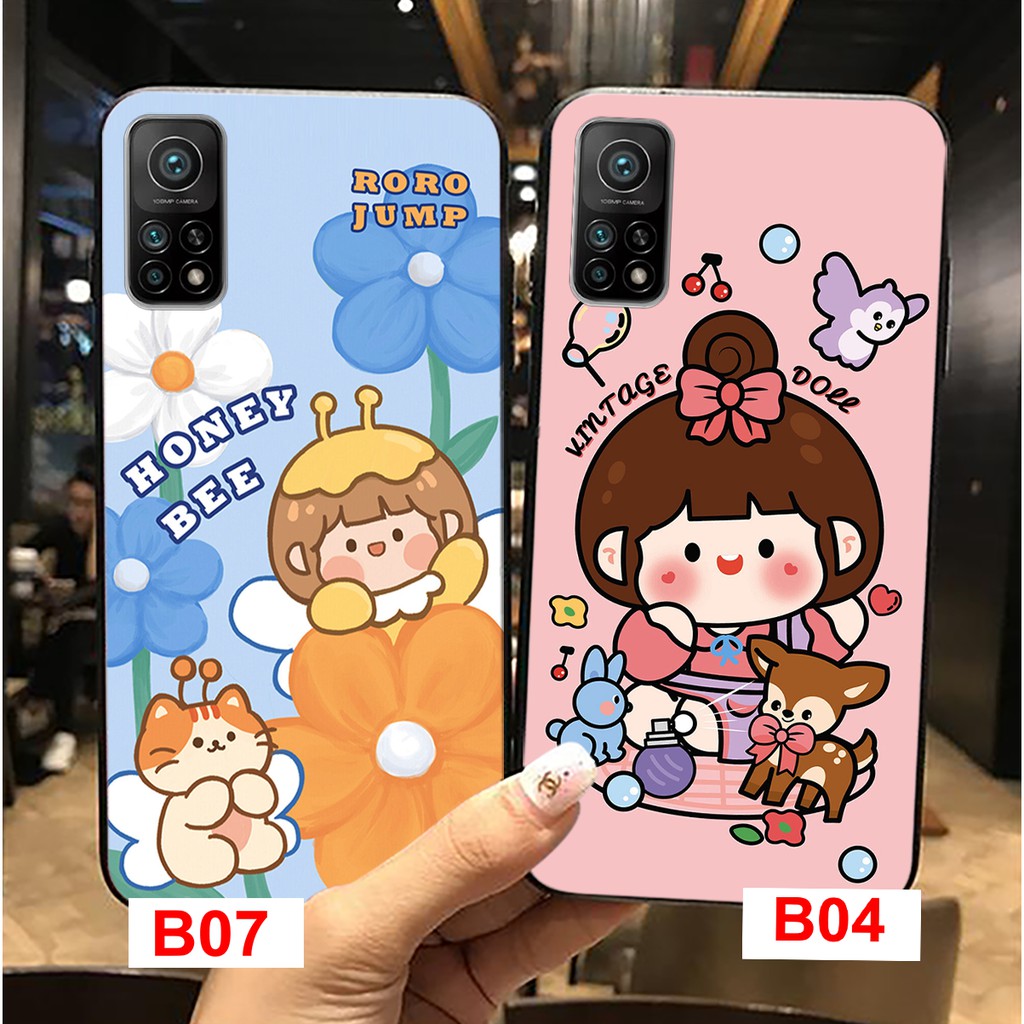 ỐP LƯNG XIAOMI REDMI 10-REDMI NOTE 10 - REDMI NOTE 10S -REDMI NOTE 10 PRO CÔ BÉ ĐÁNG YÊU NHIỀU MÀU SẮC ĐẸP